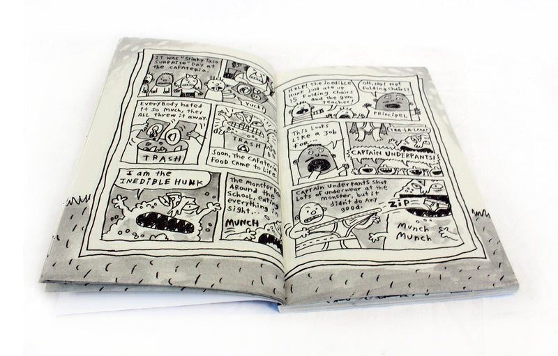 Captain Underpants 10 Book Set - Ages 7-9 - Paperback - Dav Pilkey 7-9 Scholastic