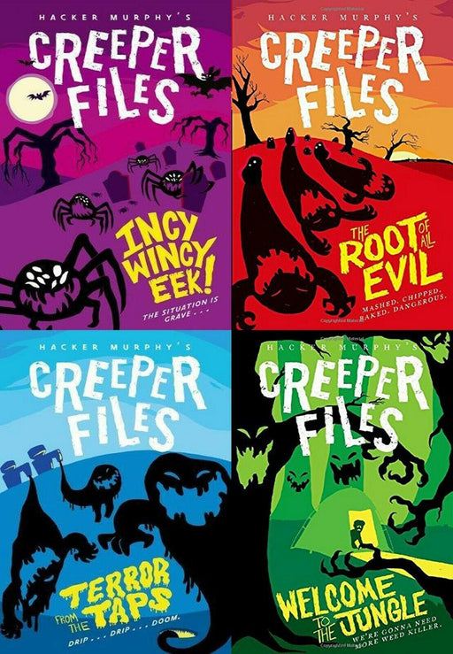 Creeper Files 4 Books Collection - Ages 7-9 - Paperback - Hacker Murphy 7-9 Oxford University Press