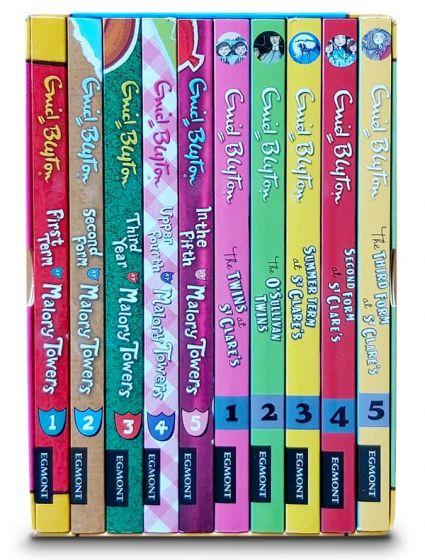 Enid Blyton Malory Towers and St Clares 10 Books Box - Age 7-9 Paperback 7-9 Egmont