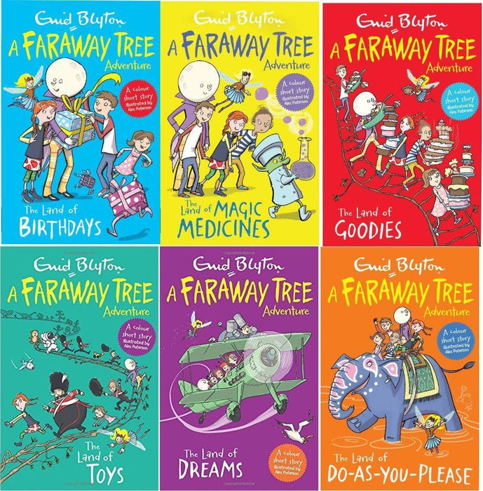 Enid Blyton The Faraway Tree Adventures 6 Book Collection - Ages 7-9 - Paperback 7-9 Egmont