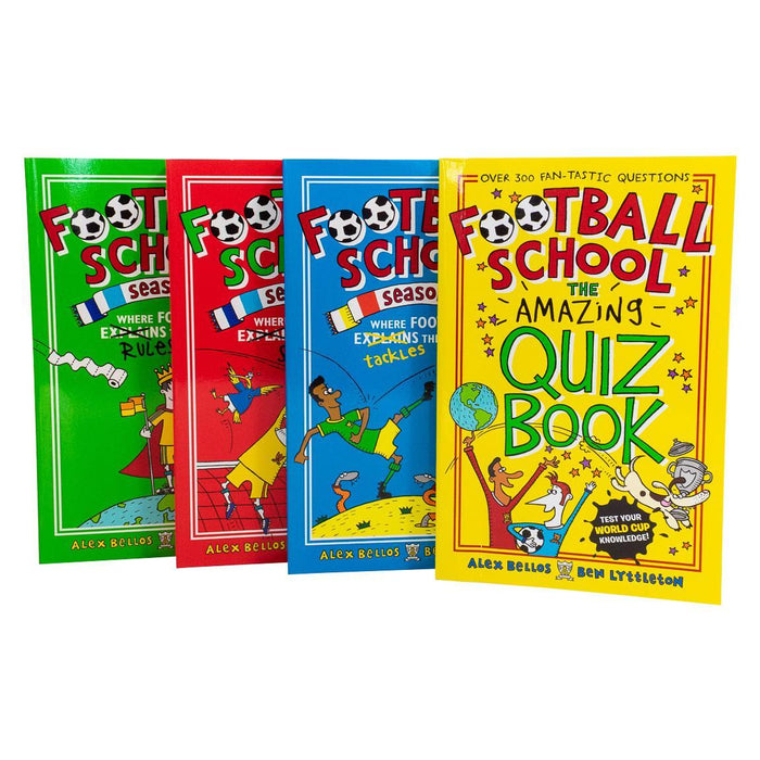 Football School Season Series Top Scorers 4 Books Collection Box Set - Ages 7-9 - Paperback - Alex Bellos & Ben Lyttleton 7-9 Walker Books