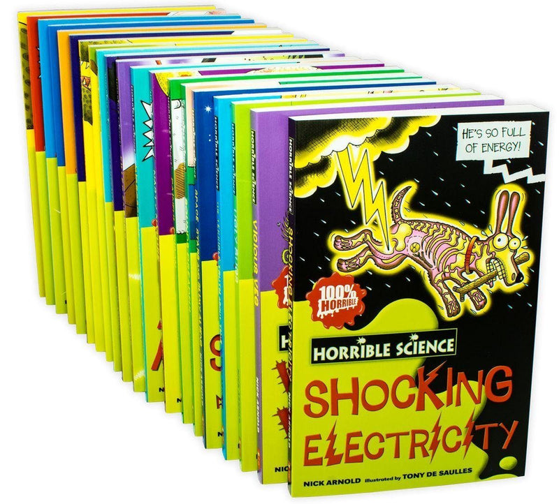 Horrible Science Bulging Box 20 Book Collection - Ages 7-9 - Paperback - Nick Arnold 7-9 Scholastic