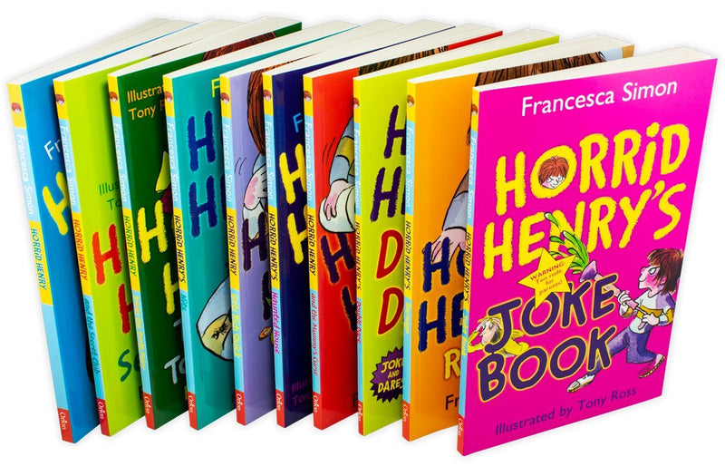 Horrid Henry Cheeky and Mischievous Mayhem The Complete Story Collection 20 Books Box Set - Ages 7-9 - Paperback - Francesca Simon 7-9 Orion