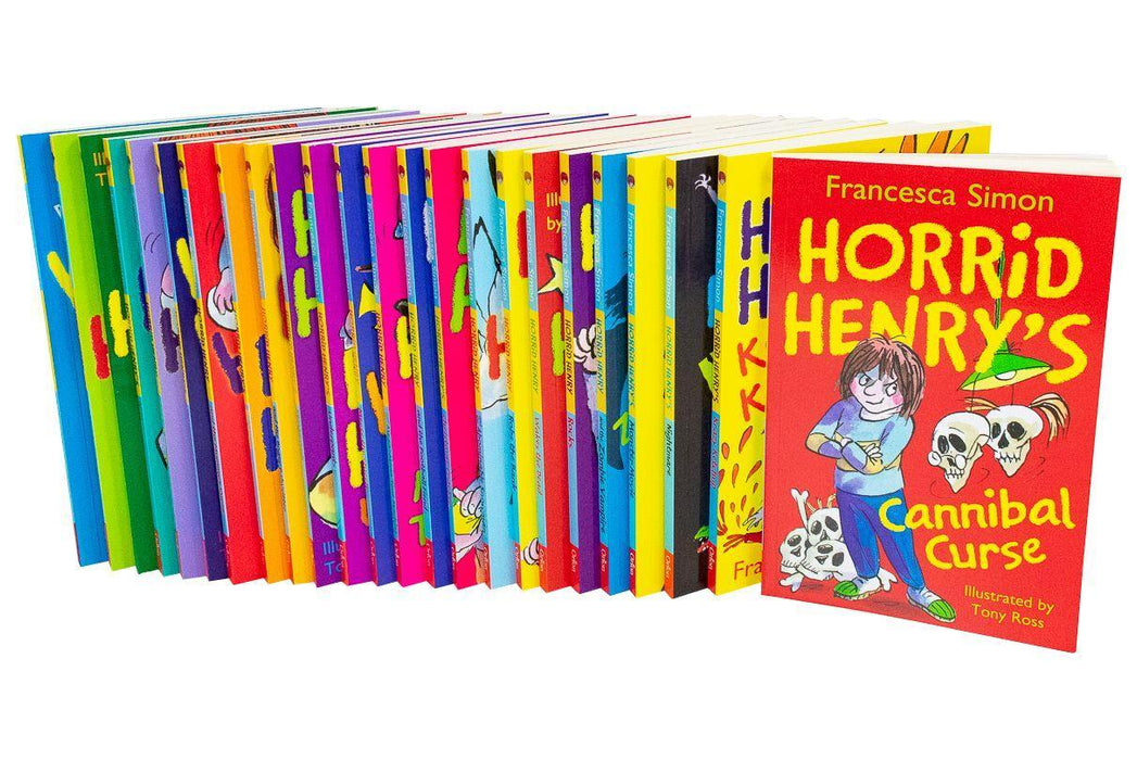 Horrid Henry The Complete Story Collection 24 Books Box Set - Ages 7-9 - Paperback - Francesca Simon 7-9 Orion