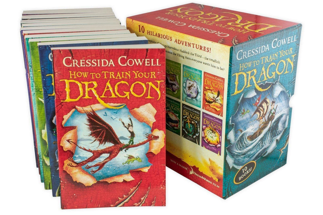 How to Train Your Dragon 10 Book Collection - Ages 7-9 - Paperback - Cressida Cowell 7-9 Hachette Children's Books