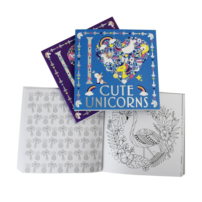 I Heart Colouring Book Series 6 Books Collection By Jessie Eckel- Paperback 7-9 Michael O'Mara Books Ltd