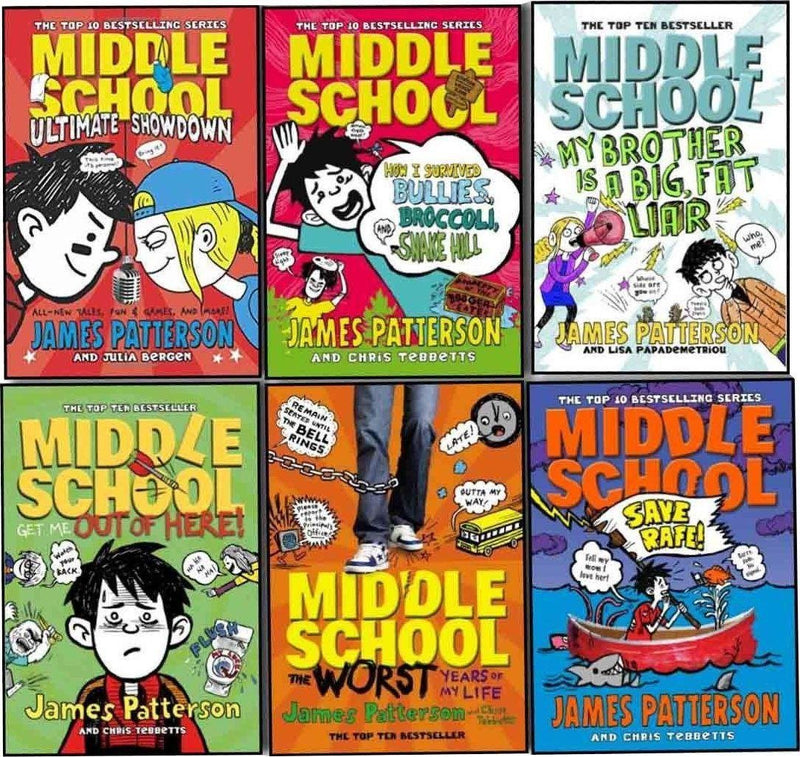 James Patterson Middle School 6 Books Collection - Ages 7-9 - Paperback 7-9 Arrow