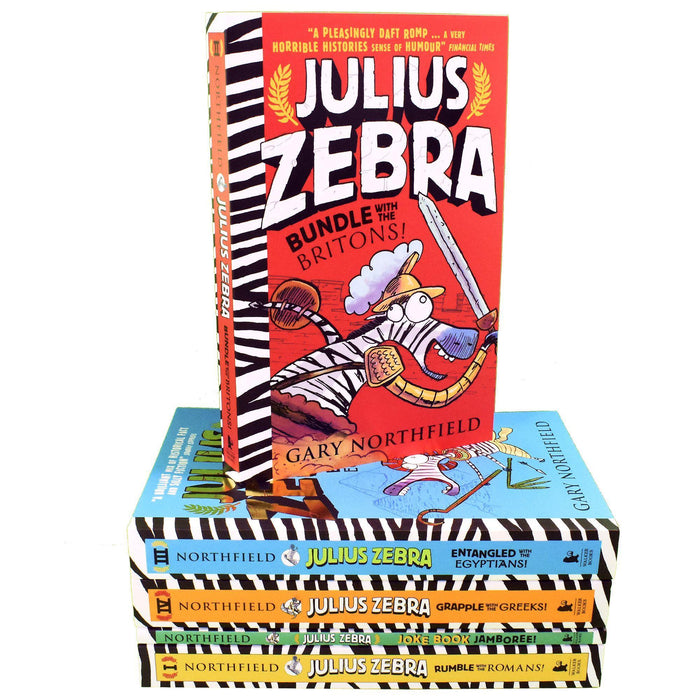 Julius Zebra 5 Kids Books Children Collection - Ages 7-9 - Paperback - Gary Northfield 7-9 Walker Books