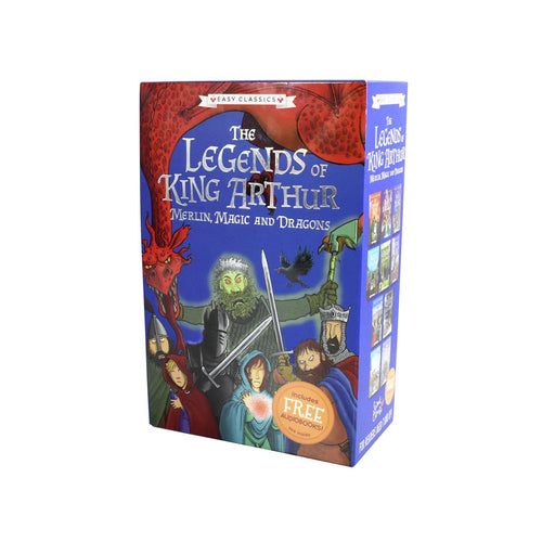 The Legends Of King Arthur Easy Classic 10 Books - Ages 7-9 - Paperback Box Set By Tracey Mayhew 7-9 Sweet Cherry Publishing