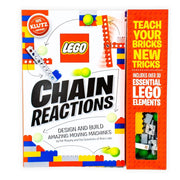 Lego Chain Reactions: Design and Build Amazing Moving Machines - Ages 7-9 - Paperback - Pat Murphy 7-9 Klutz, Scholastic