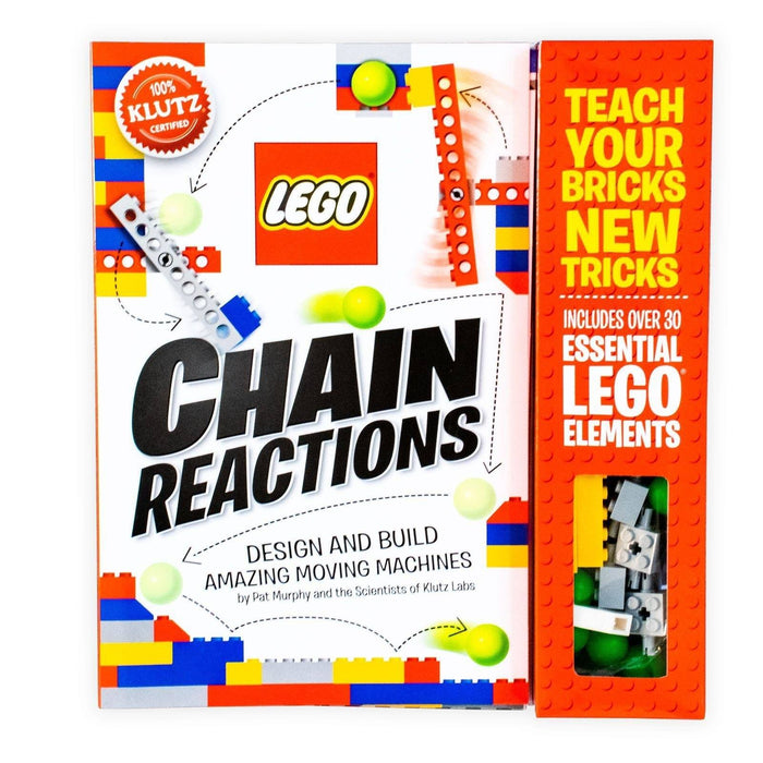 Lego Chain Reactions: Design and Build Amazing Moving Machines - Ages 7-9 - Paperback - Pat Murphy 7-9 Klutz, Scholastic