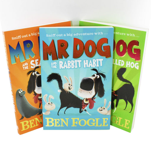 Mr Dog & The Rabbit Habit 3 Books - Children's literature - Paperback - Ben Fogle 7-9 Harper Collins