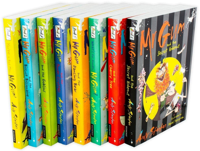 Mr Gum 8 Books - Humour - Paperback - Andy Stanton 7-9 Egmont