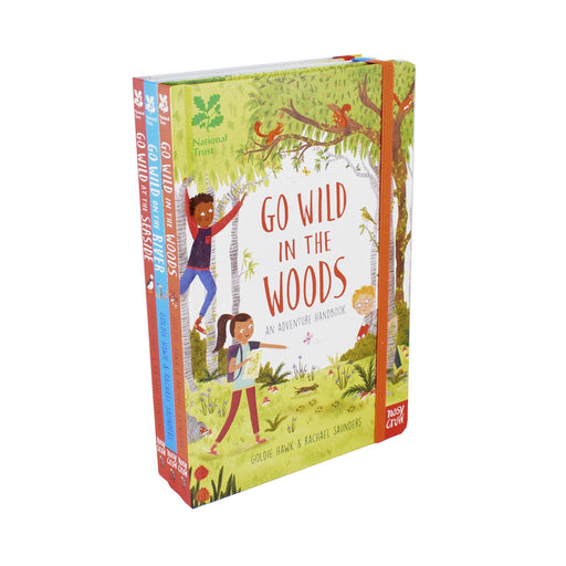 National Trust Go Wild 3 Books Children Collection - Ages 7-9 - Hardback Set By Goldie Hawk 7-9 Nosy Crow