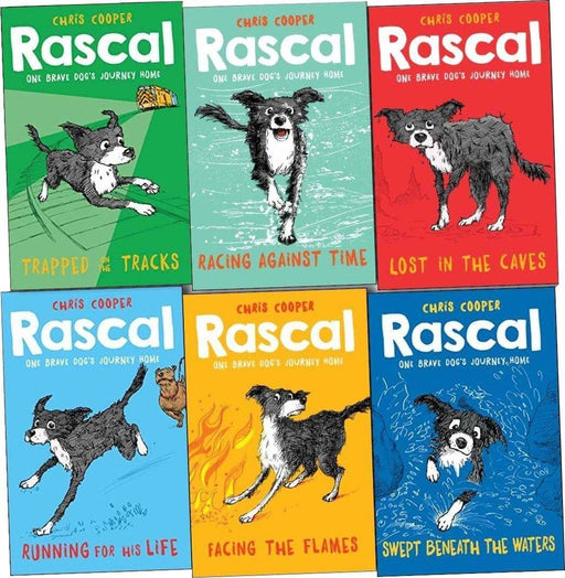 Rascal Story Brave Dogs Journey Home 6 Books Collection - Ages 7-9 - Paperback - Chris Cooper 7-9 Egmont