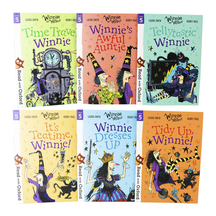 Read With Oxford: Winnie and Wilbur 6 Books - Ages 7-9 - Set Level Stage 5 7-9 Oxford University Press