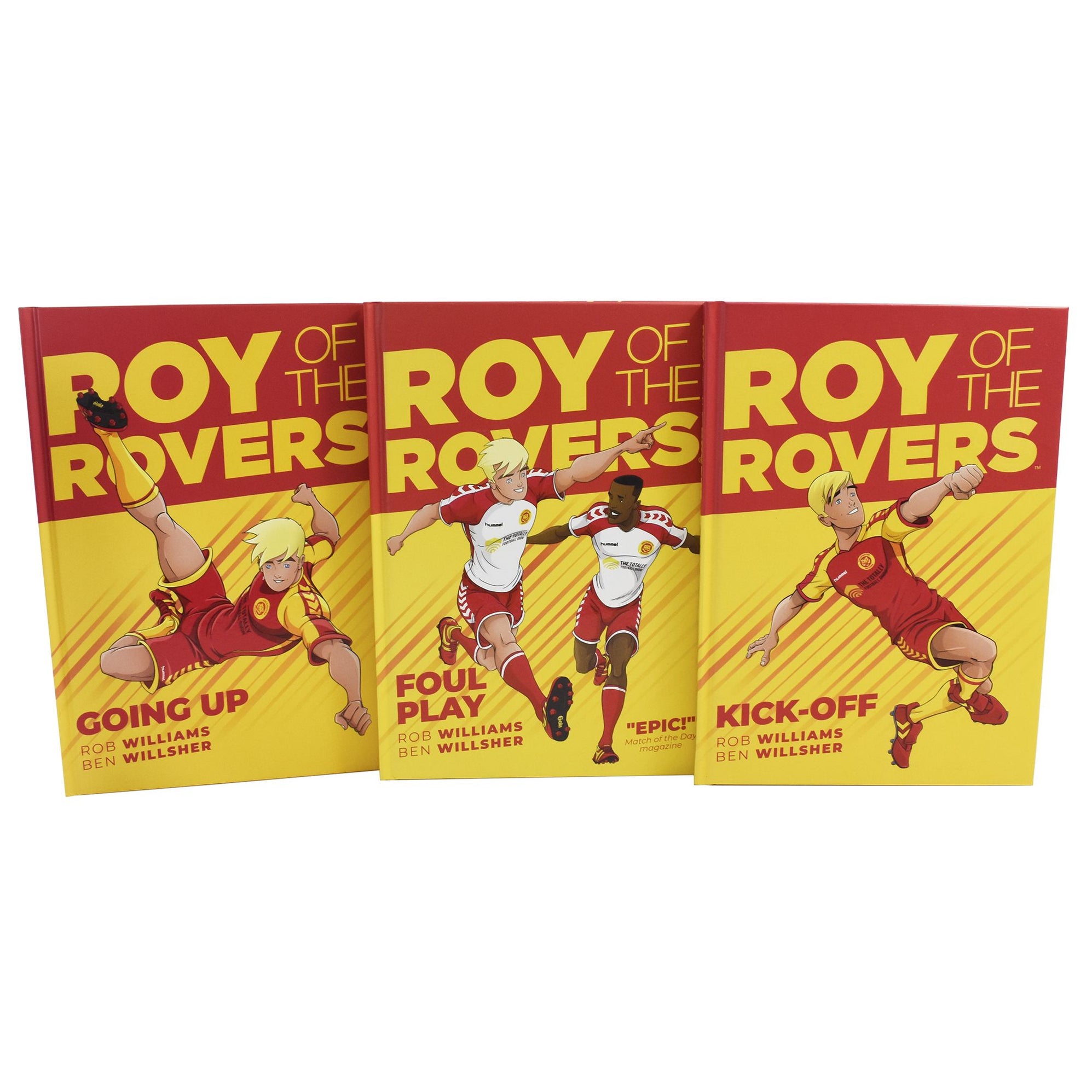 Rob Roy Rovers Roy of the Rovers 3 Books Collection by Rob Williams & Ben Willsher ...