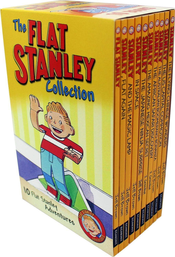 Flat Stanley Adventure 10 Books Collection Box Set Literature Paperback Jeff