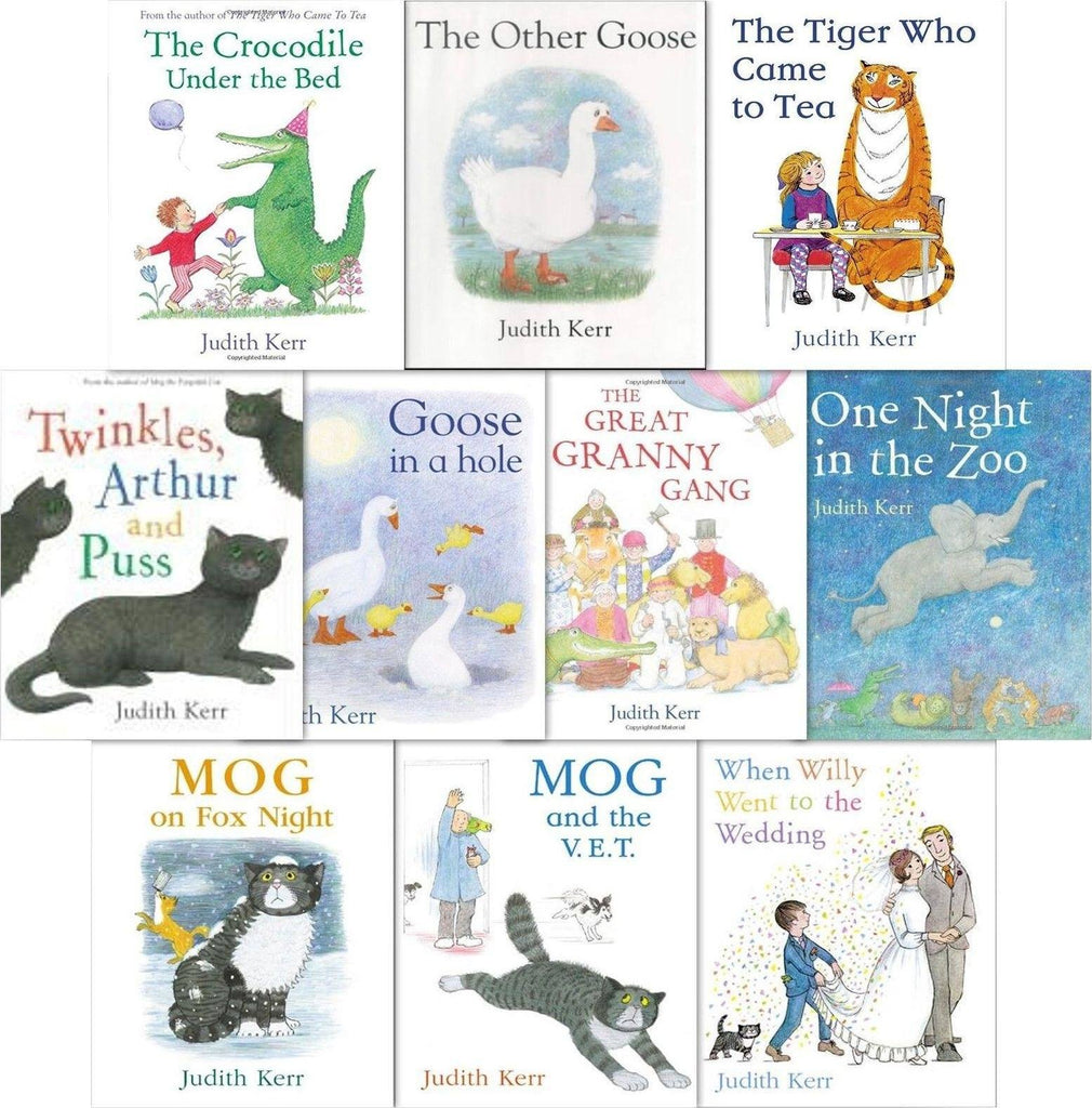 Judith Kerr Collection Tiger Who Came To Tea 10 Books Set Ages 7 9 Paperback