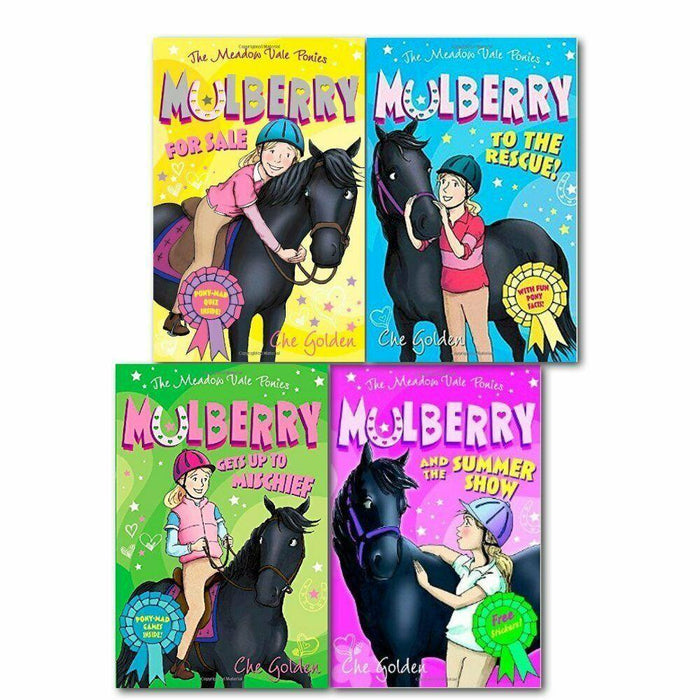 The Meadow Vale Ponies Mulberry 4 Book Collection - Ages 7-9 - Paperback - Che Golden 7-9 Oxford University Press