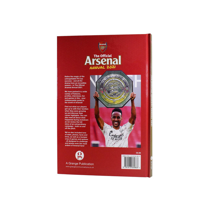 The Official Arsenal Football Annual 2021 - Hardcover - Age 7-9 7-9 Grange Communications Ltd