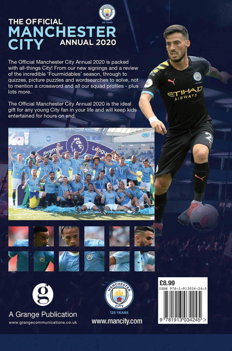 The Official Manchester City Football 2020 Annual - Hardback - Grange 7-9 Grange Communications Ltd