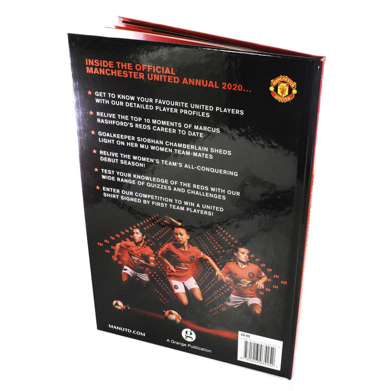 The Official Manchester United Football Annual 2020 - Hardback - Grange 7-9 Grange Communications Ltd