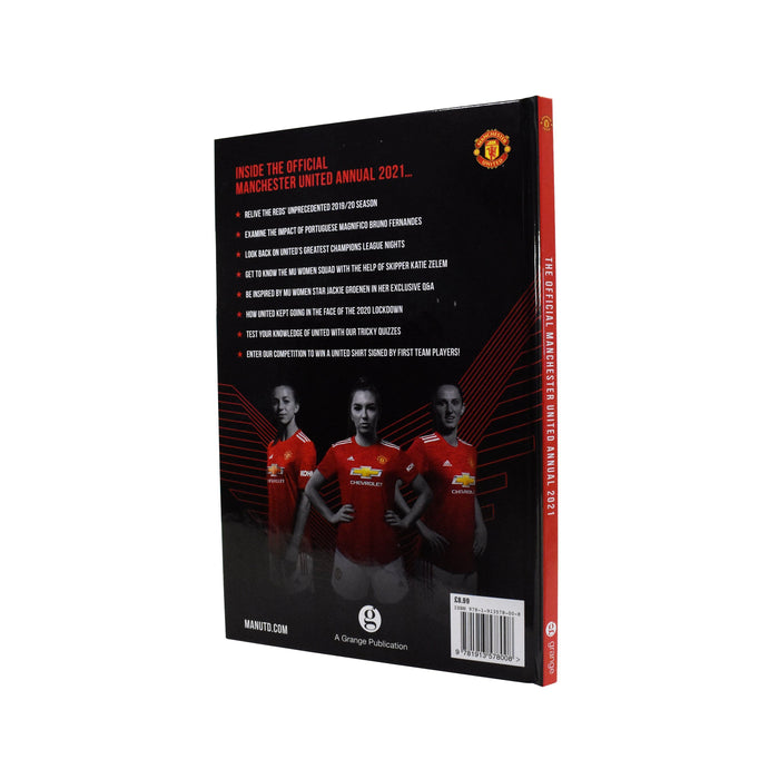 The Official Manchester United Football Annual 2021 Hardcover - Hardcover - Age 7-9 7-9 Grange Communications Ltd