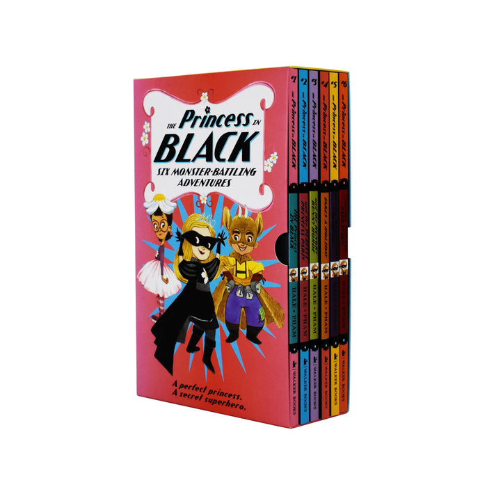 The Princess in Black Monster Battling Adventures 6 Books Box Set by Shannon & Dean Hale - Paperback - Age 7-9 7-9 Walker Books