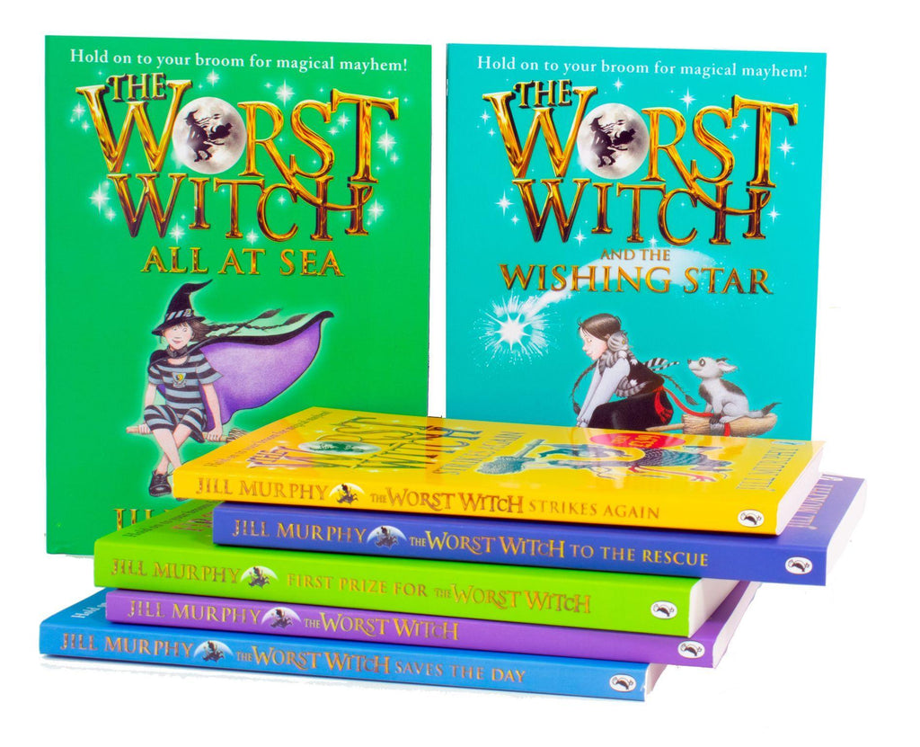 Worst Witch Complete Adventure 7 Books Collection Set Ages 7 9 Paperback Jill Murphy