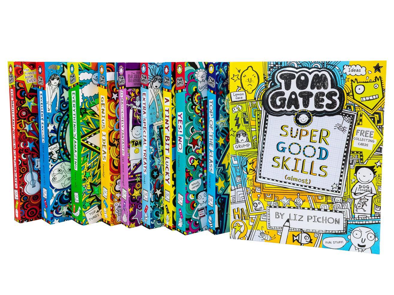 Tom Gates by Liz Pichon: Books 1-10 Collection Set - Ages 7-9