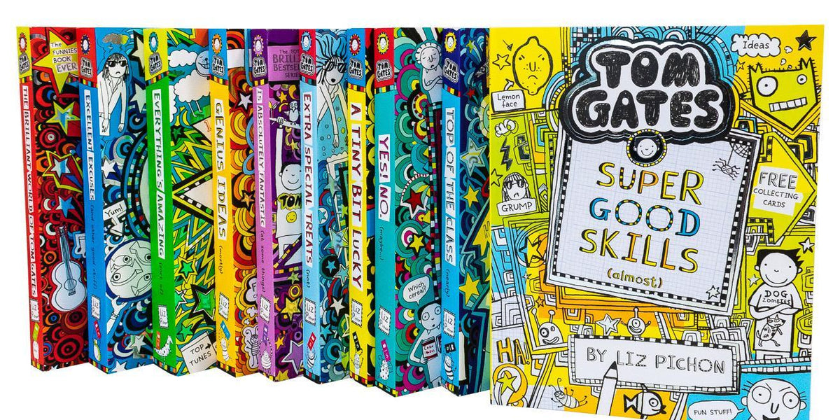 Tom Gates by Liz Pichon: Books 1-10 Collection Set - Ages 7-9