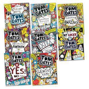 Tom Gates Collection Liz Pichon 8 Books Set Tiny Bit Lucky 7-9 Scholastic