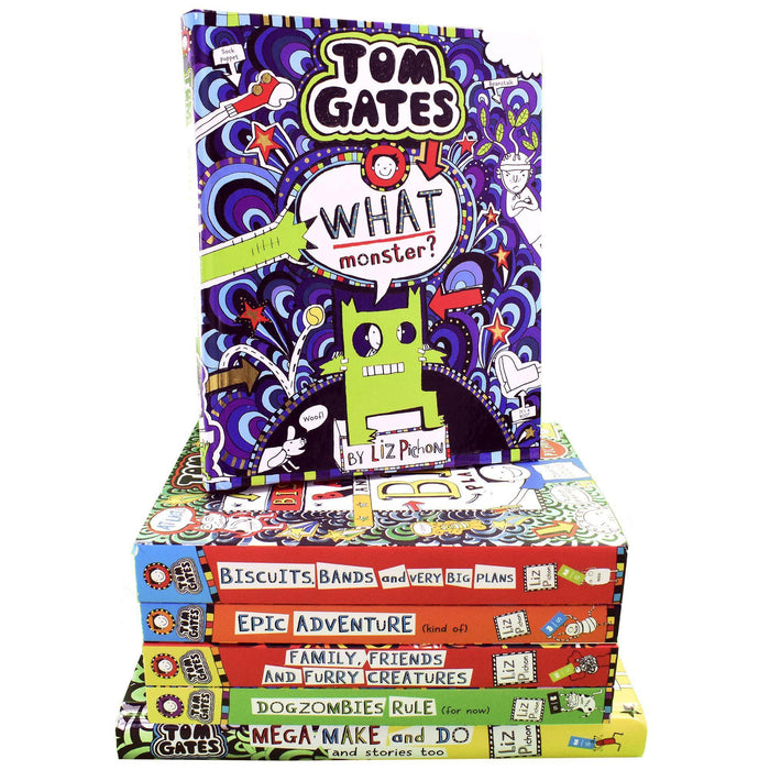 Tom Gates Series Collection 6 Books 11 to 16 - Ages 9-14 - Paperback - Liz Pichon 7-9 Scholastic
