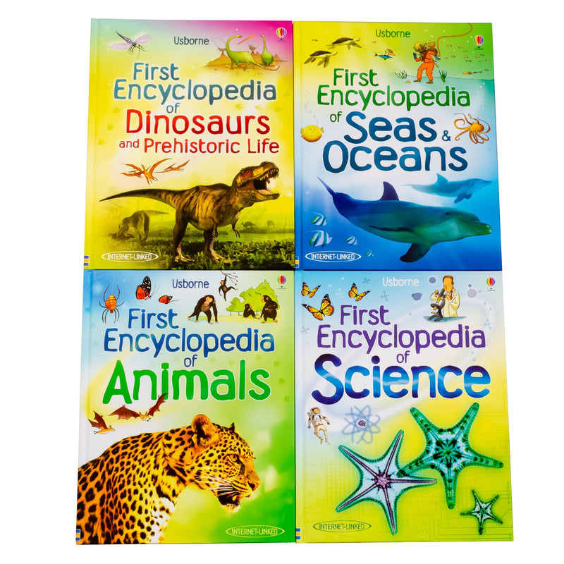 Usborne First Encyclopedia 8 Books - Ages 7-9 - Hardback 7-9 Usborne