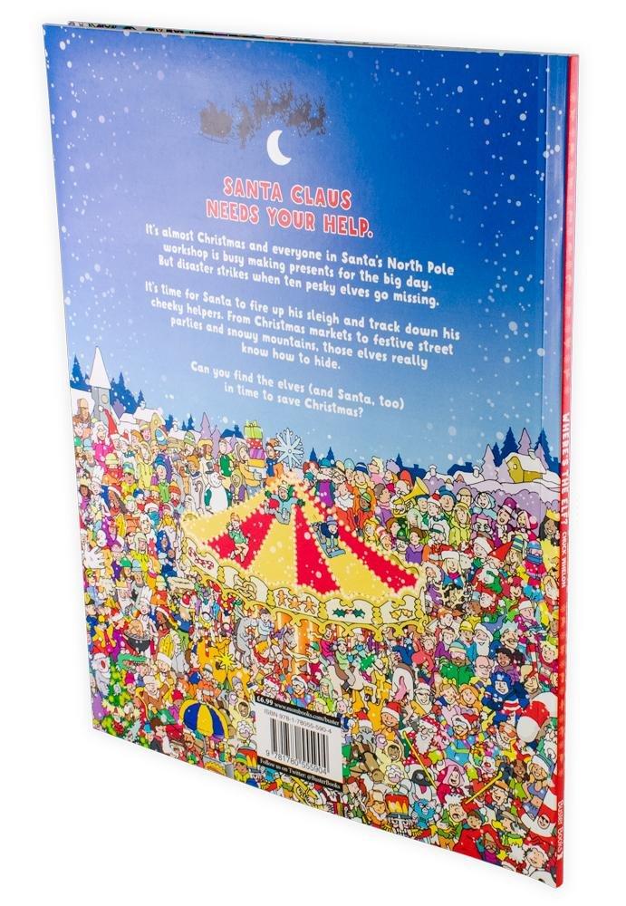 Where's the Elf? A Christmas Search-and-Find Adventure - Ages 7-9 - Paperback - Chuck Whelon 7-9 Michael O'Mara Books Limited