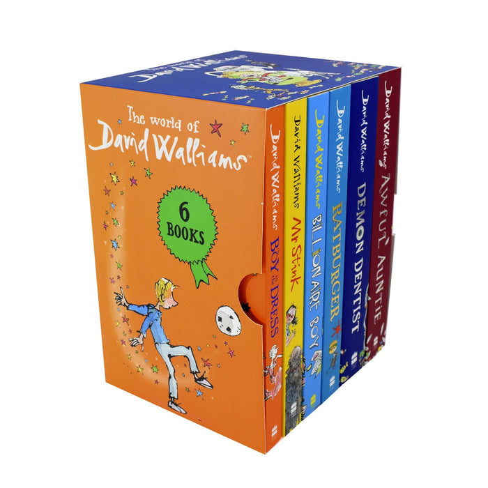 David Walliams 6 Books Collection Pack Set - Humour - Paperback - Age 9-14 7-9 Harper Collins