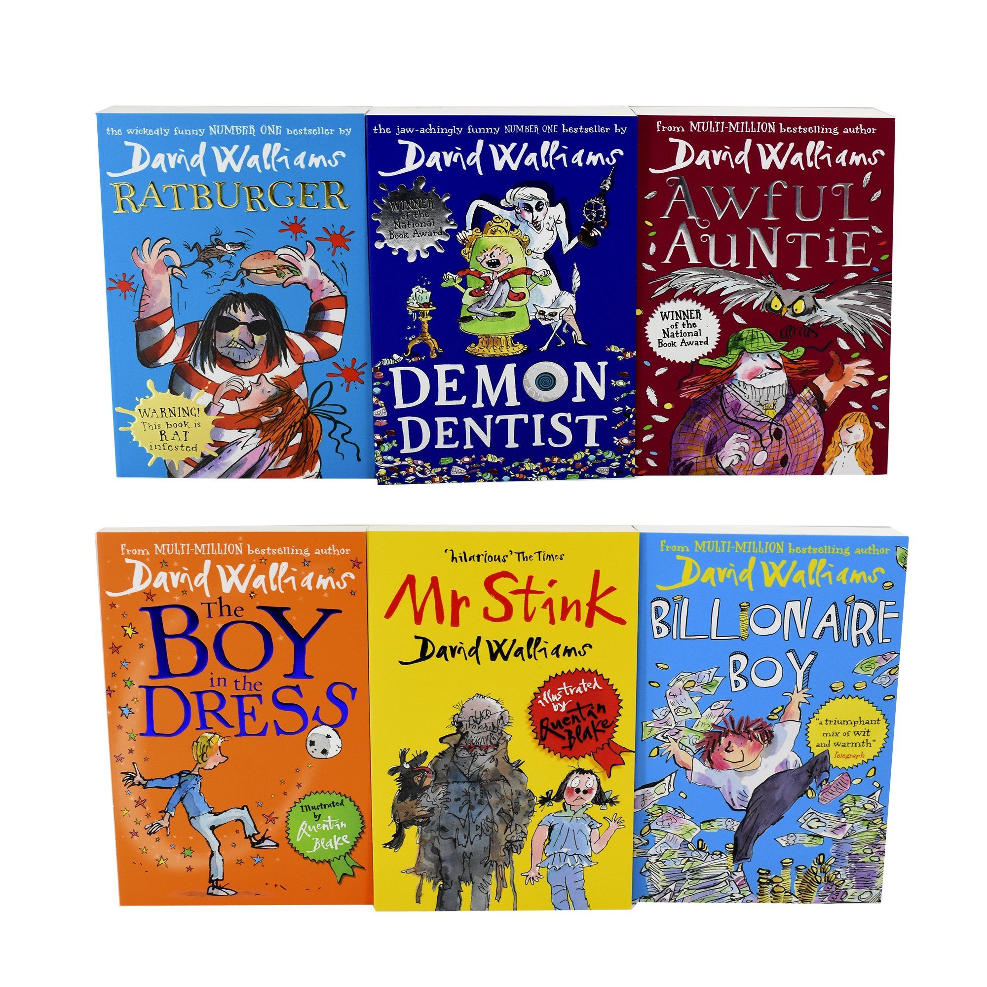 David Walliams 6 Books Collection by Humour — Books2Door