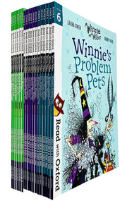 Read With Oxford: Winnie And Wilbur 18 Books Collection Set Level Stage 4, 5 & 6 - Ages 4-6 - Paperback 5-7 Oxford University Press