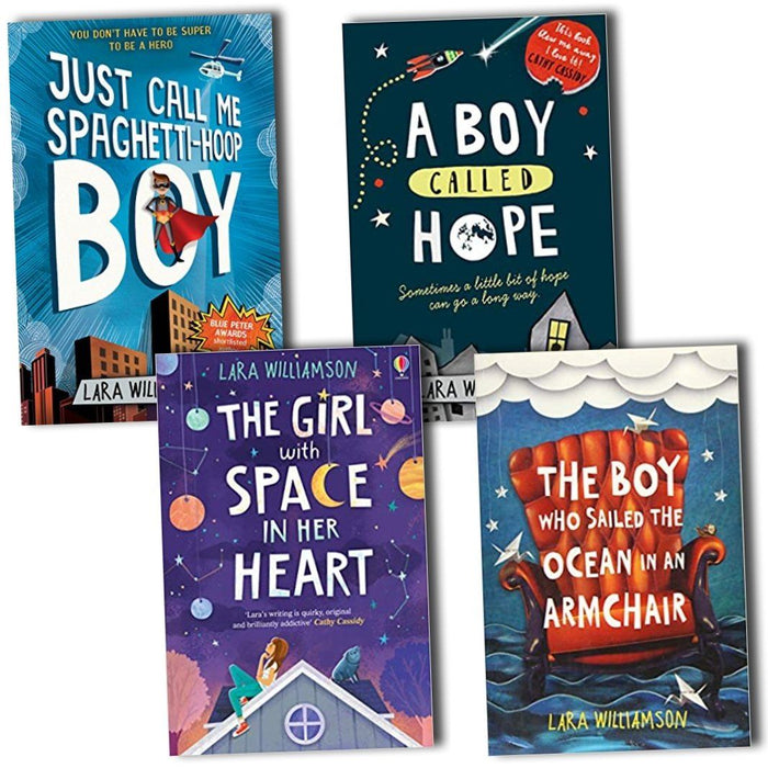 A Boy Called Hope Lara Williamson 4 Books Set – Ages 9-14 – Paperback 9-14 Usborne Publishing