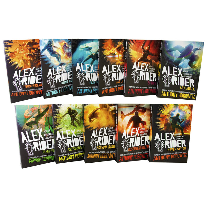 Alex Rider The Complete Missions 11 Books Box Set - Ages 9-14 - By Anthony Horowitz 9-14 Walker Books