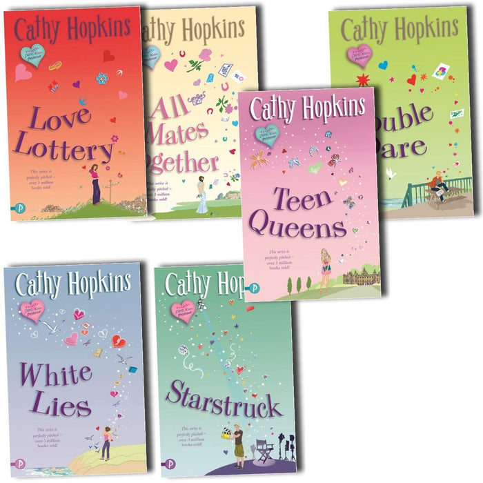 Cathy Hopkins Truth, Dare, Kiss Or Promise 6 Books Collection - Age 9-14 - Paperback 9-14 Piccadilly Press
