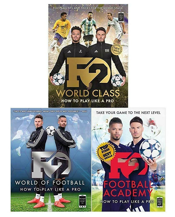 F2 Football Academy, World Class and World of football 3 Books Collection - Sports - Flexibound - Blink Publishing 9-14 Blink Publishing