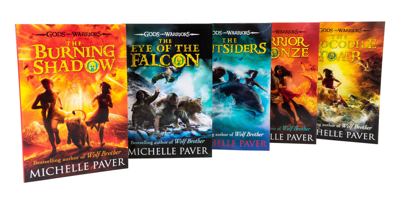 Gods and Warriors Series Collection 5 Books Set - Ages 9-14 - Paperback - Michelle Paver 9-14 Puffin