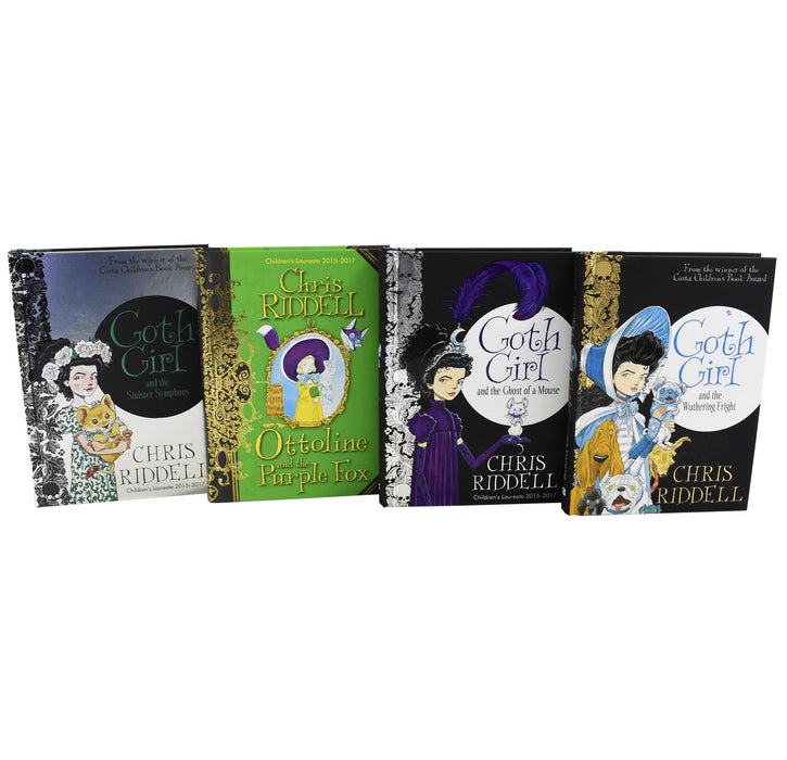 Goth Girl Collection 4 Books Set - Age 9-14 - Paperback - Chris Riddell 9-14 Macmillan