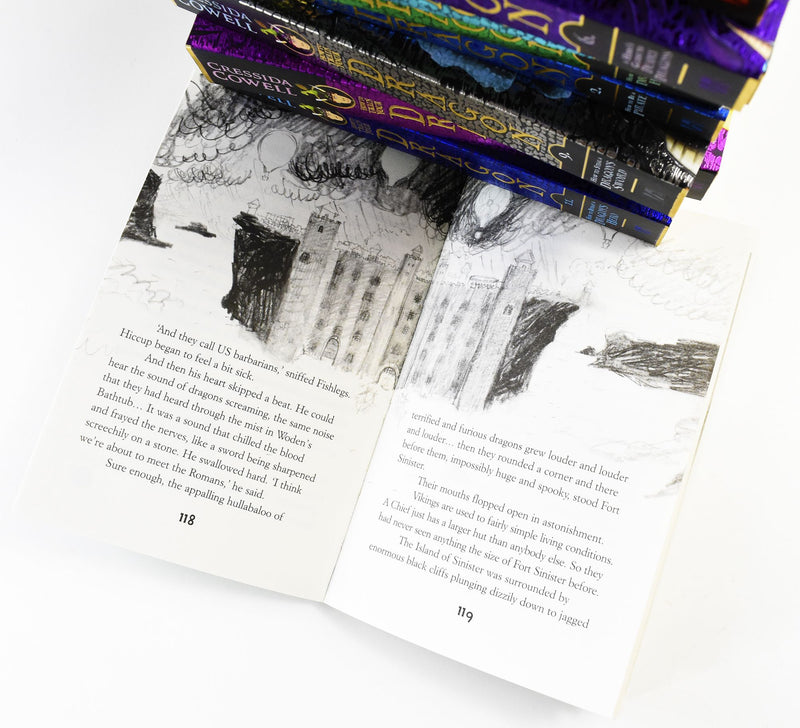 How to Train Your Dragon 12 Books Collection - Cressida Cowell - Age 9-14 - Paperback 9-14 Hodder