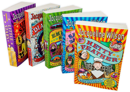 Jacqueline Wilson Hetty Feather Adventures 5 Book Collection - Ages 9-14 - Paperback - Jacqueline Wilson 9-14 Corgi Yearling (Penguin)
