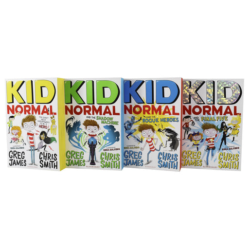 Kid Normal Series 4 Books Collection Paperback Set - Ages 9-14 - By Greg James & Chris Smith 9-14 Bloomsbury Books