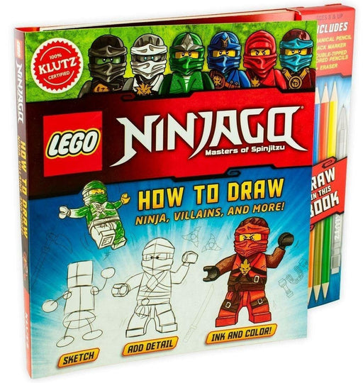 Lego Ninjago Master of Spinjitzu: How to Draw - Ages 9-14 - Paperback - Pat Murphy 9-14 Klutz, Scholastic