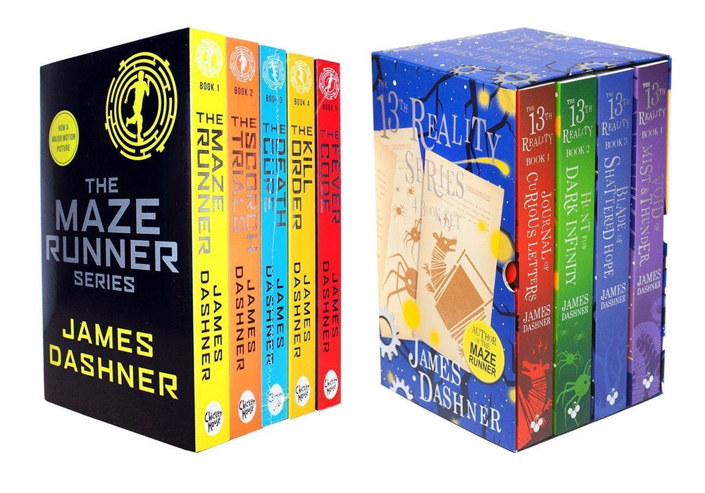 Maze Runner and 13th Reality 9 Books Box Sets Collection - Ages 9-14 - Paperback - James Dashner 9-14 Chicken House and Sweet Cherry Publishing